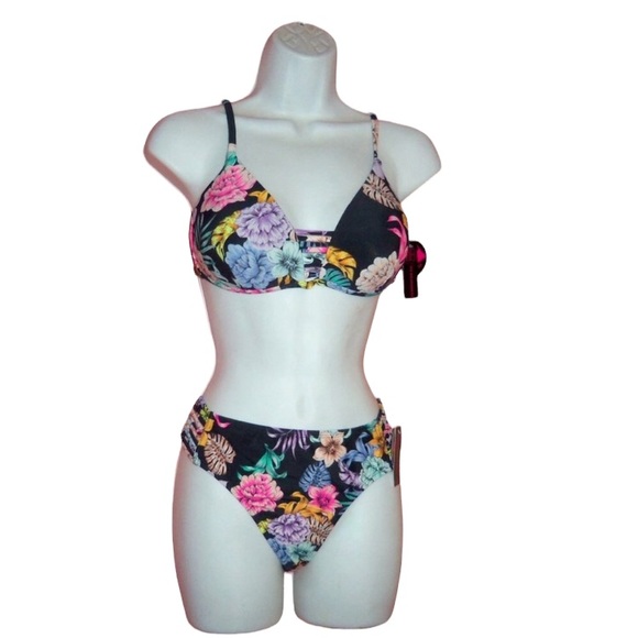 NOBO No Boundaries Floral Bikini To Bottoms - L/G 11-13 - NWT - Picture 13 of 13